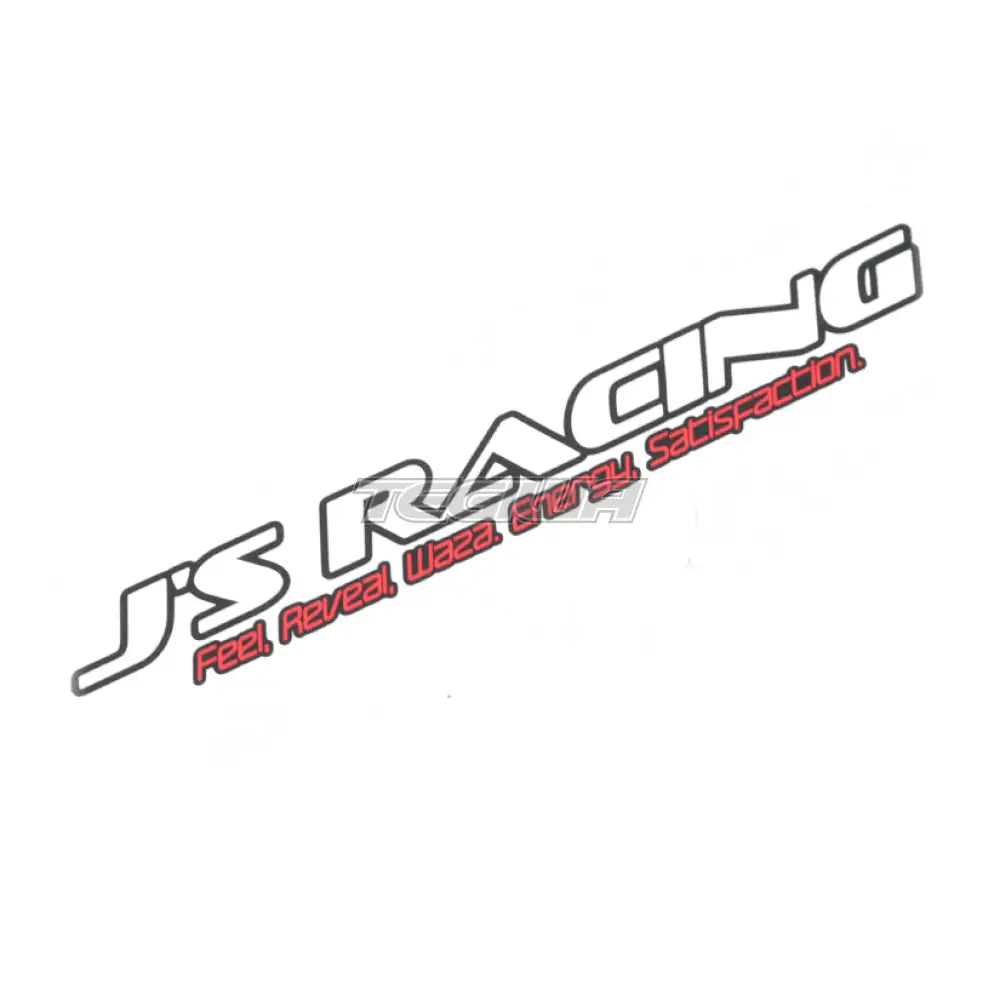 J's Racing 14 Sticker White