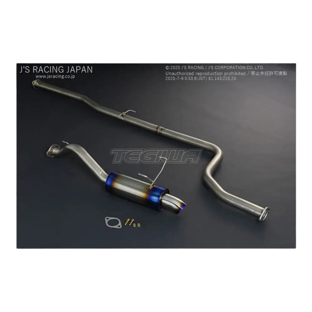 Js Racing FX-PRO Full Titanium Silencer 60RR EMS Honda Integra DC2