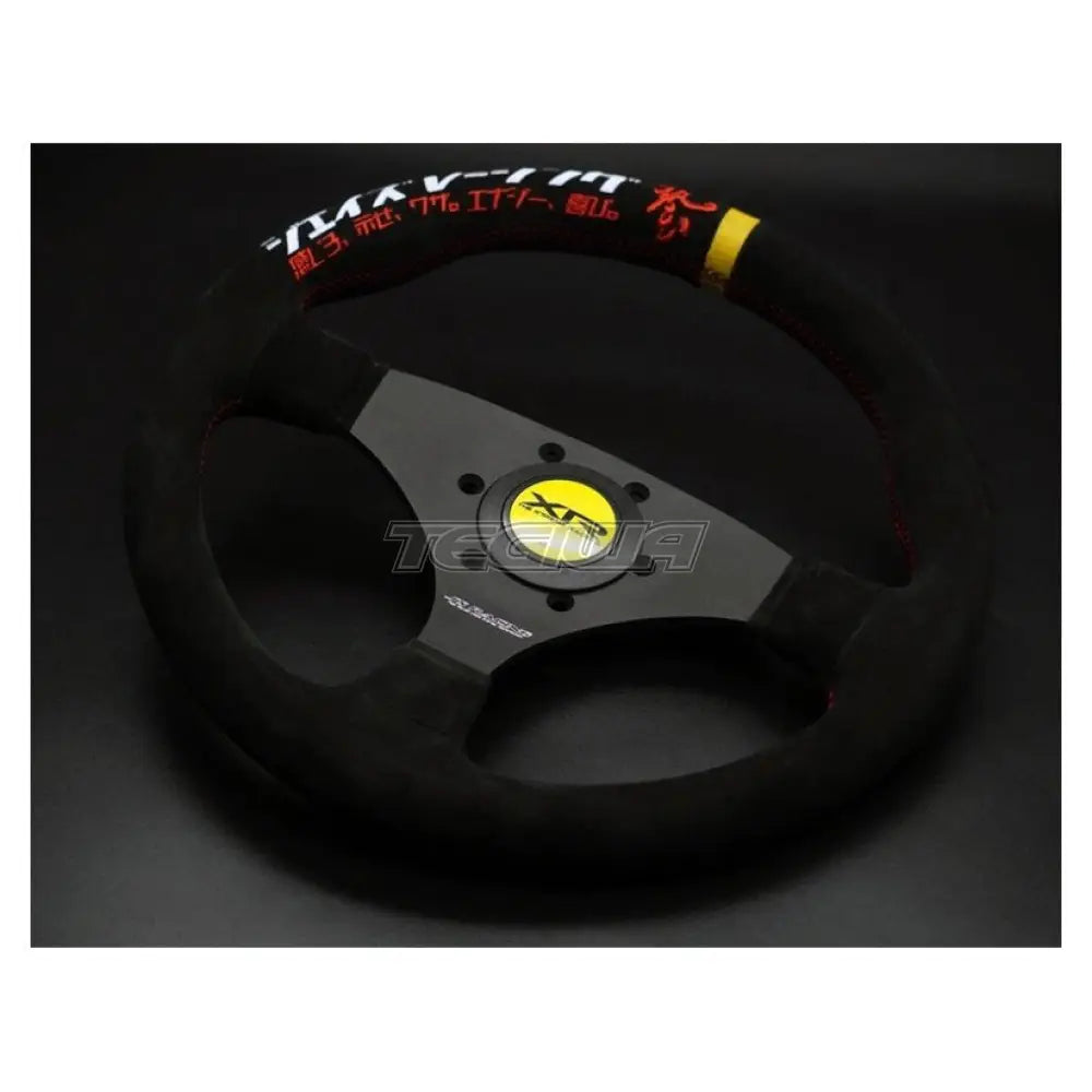 J'S Racing Limited Edition Katakana Black 325mm Steering Wheel