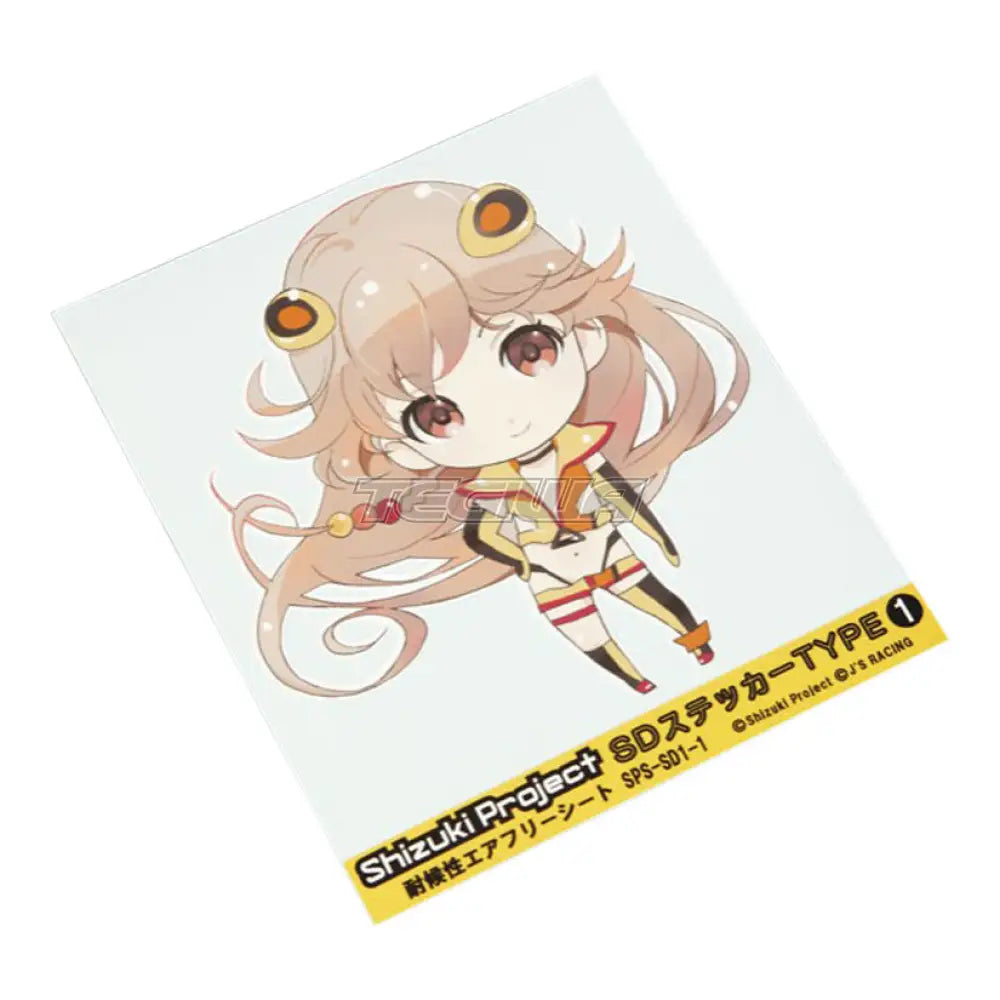 J's Racing Shizuki Project SD Sticker TYPE-1 – Tegiwa