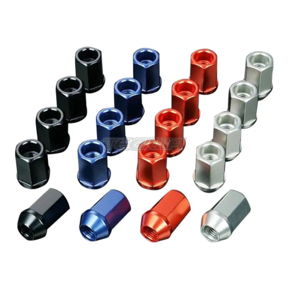 J's Racing Sports Alminium Nut Set Silver