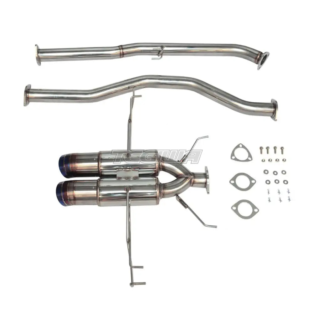 J'S Racing Sus Exhaust Dual 70RS Tips Honda Civic Type R FK8 17-21