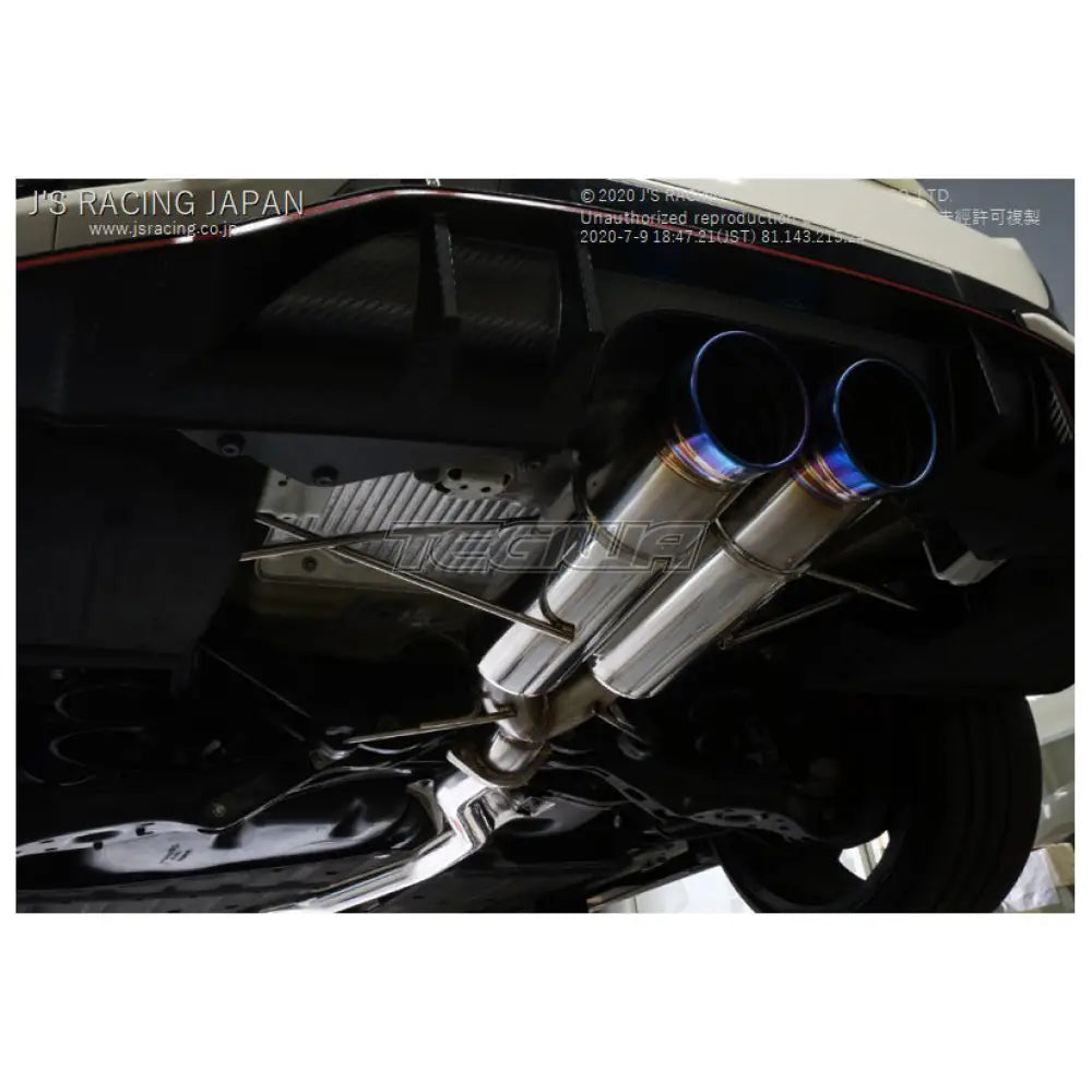 Js Racing SUS Exhaust Plus Dual 70RS Honda Civic Type R FK8