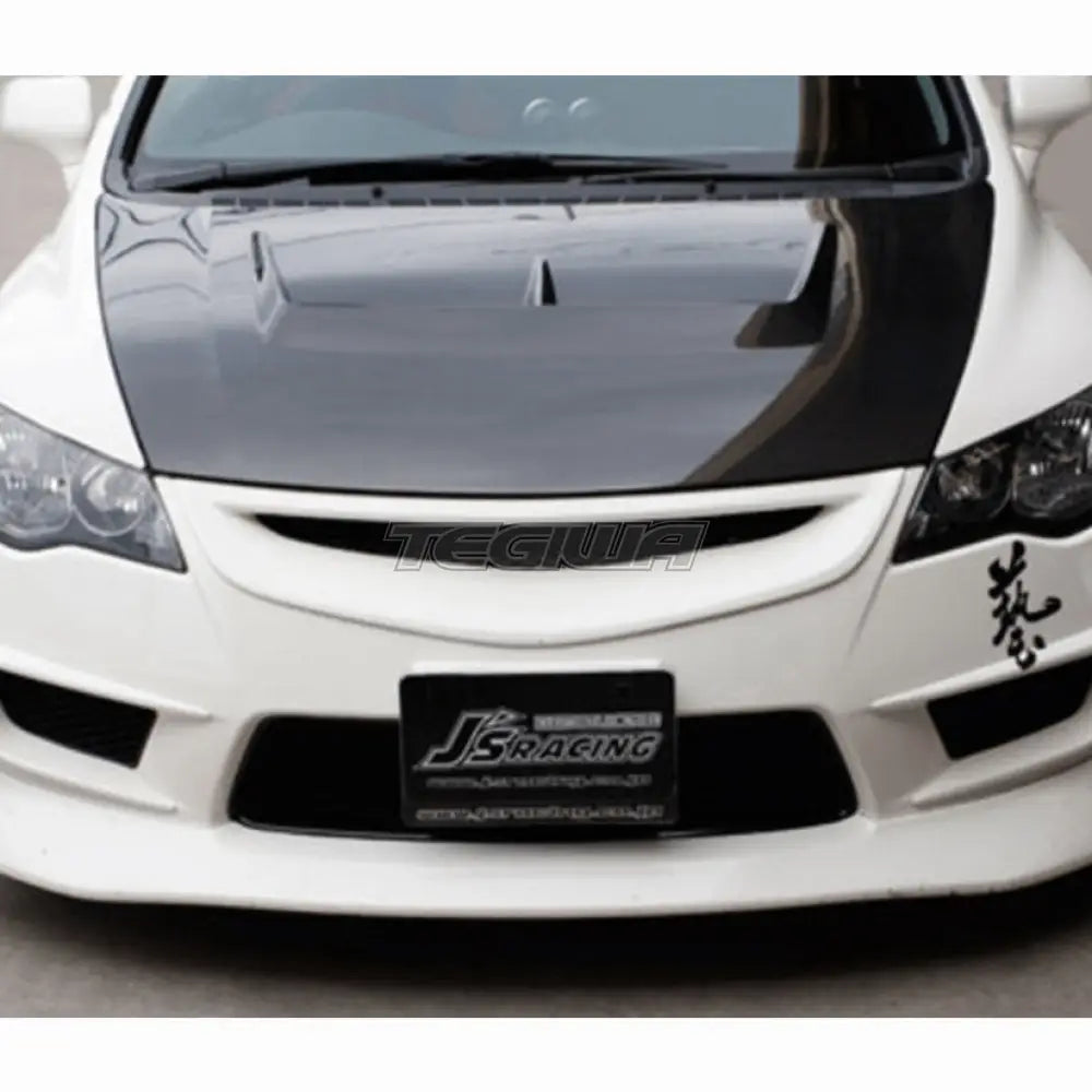 J's Racing Type-S Front Bumper Carbon Honda Civic FD2