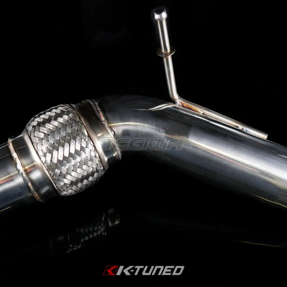 K-Tuned 3in Downpipe 304 Stainless Steel 16+ Civic Turbo