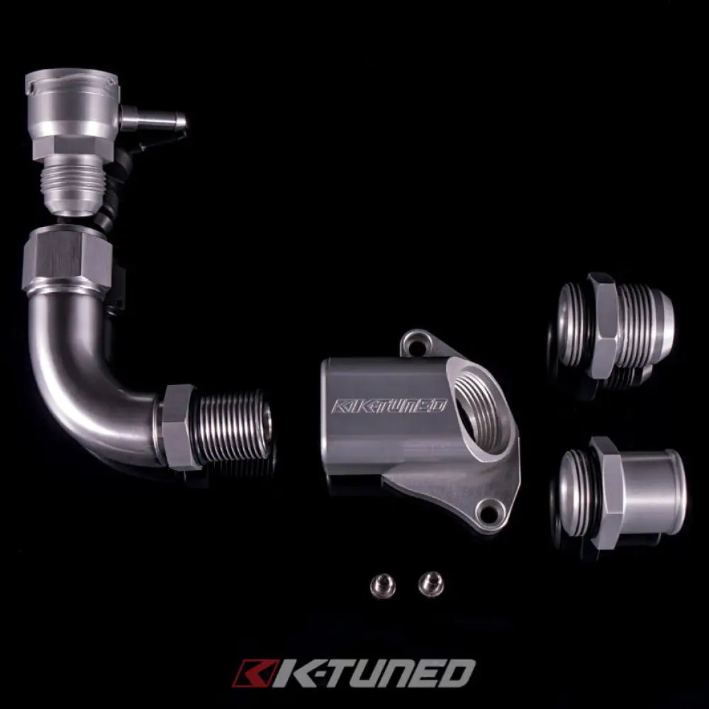 K-Tuned B16/B18C5 (Type R) Upper Coolant Housing with 16AN and Hose End Fitting