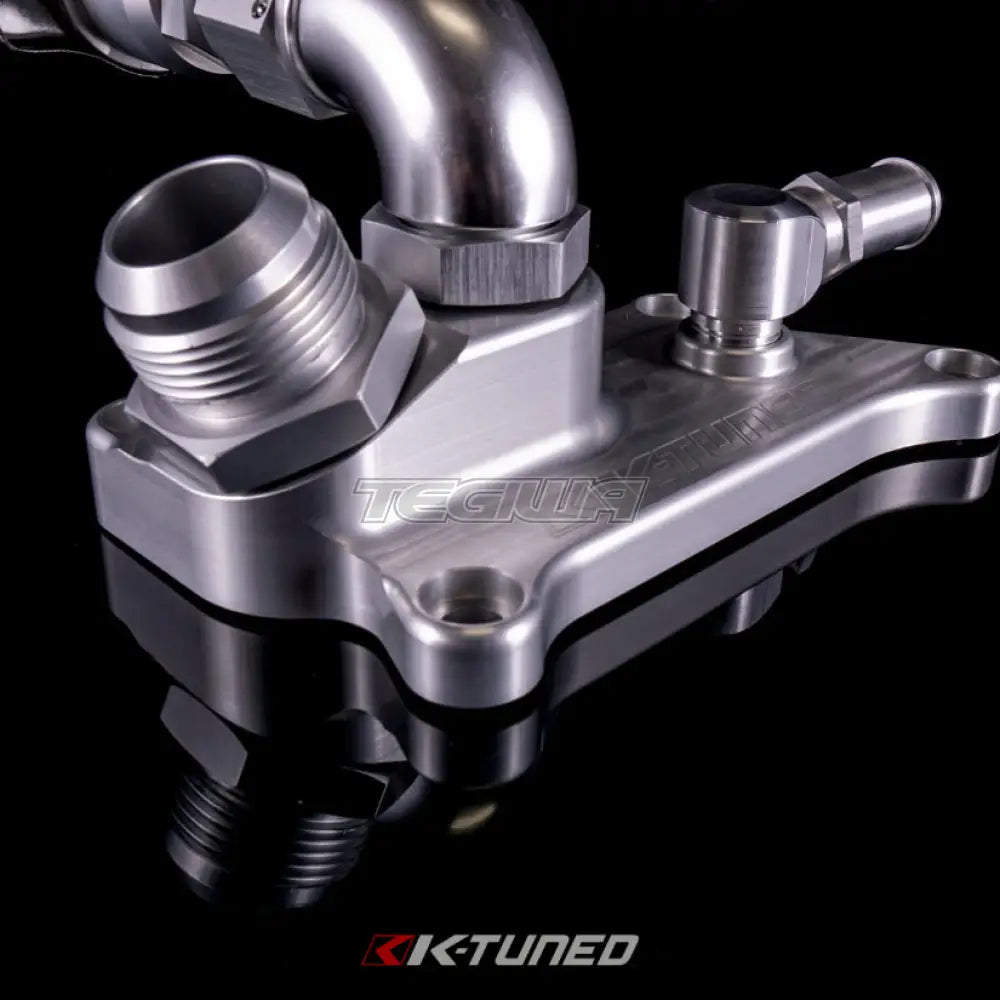 K-Tuned K24 Upper Coolant Housing with out Filler Neck - Includes Hose End and 16AN