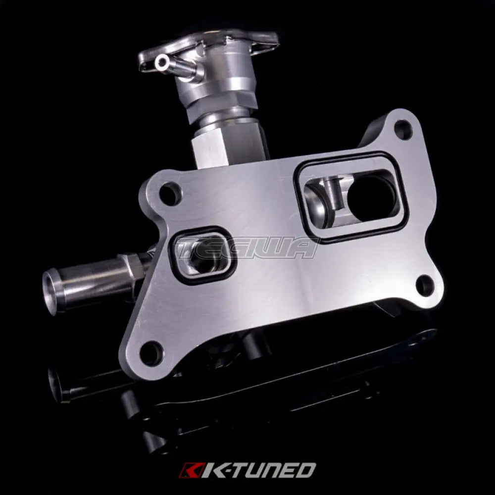 K-Tuned K24 Upper Coolant Housing with out Filler Neck - Includes Hose End and 16AN