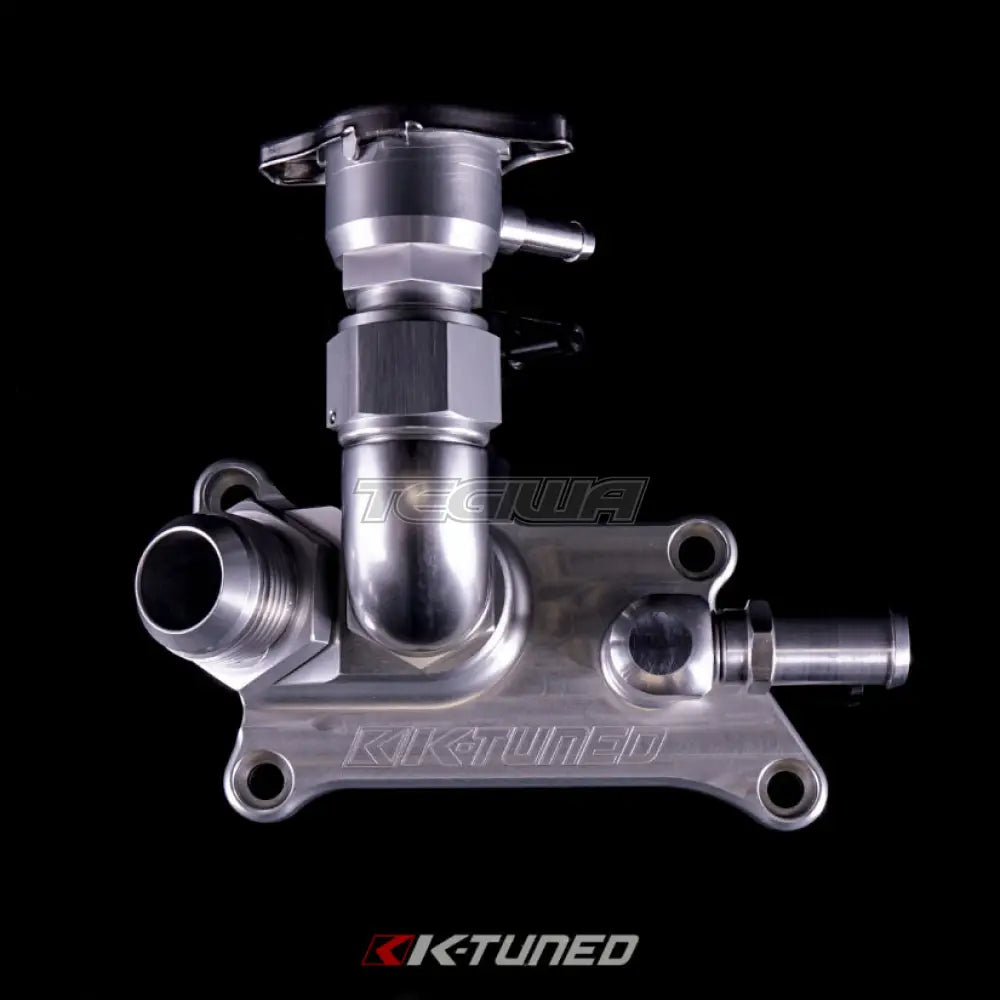 K-Tuned K24 Upper Coolant Housing with out Filler Neck - Includes Hose End and 16AN