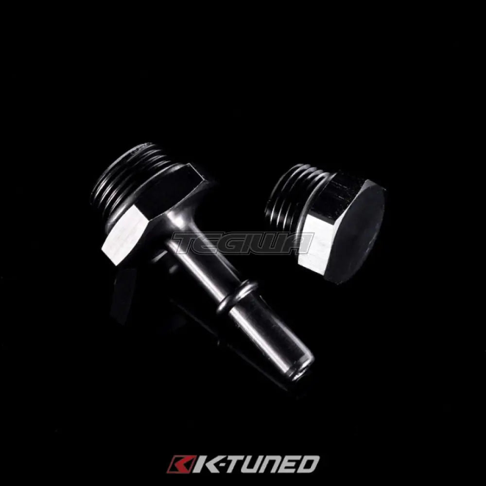 K-Tuned Male EFI Fuel Rail Adapter & Plug Combo for regular rail