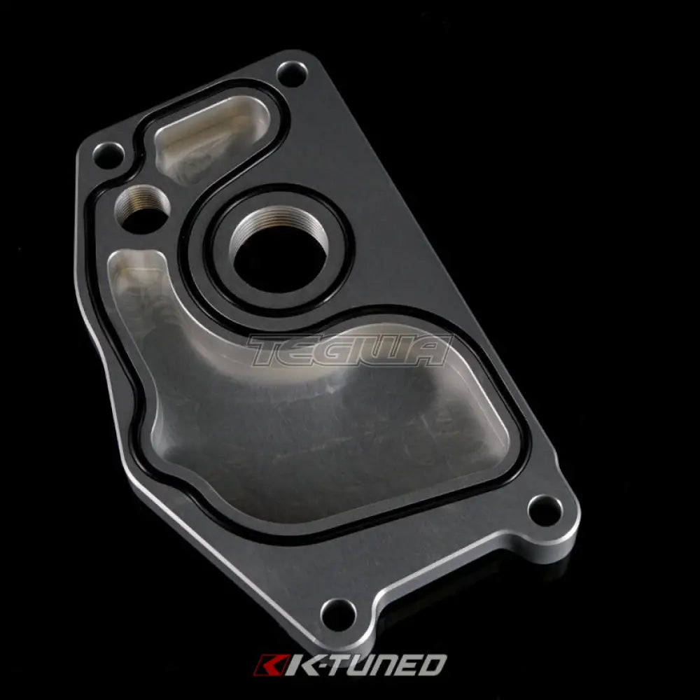 K-Tuned K-Series Water Plate - Race Setup - New Plate with O-Ring and -16AN Port