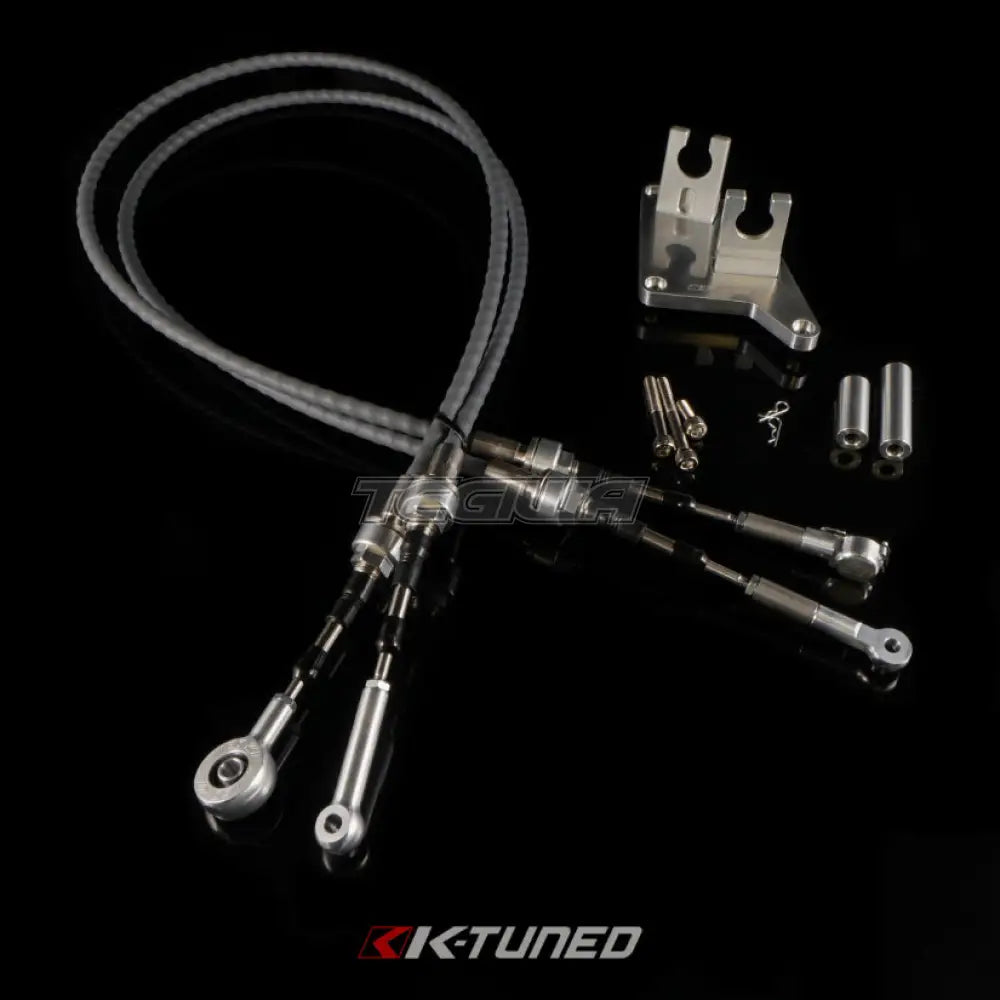 K-Tuned Shifter Cables - Race-Spec Shifter Cables B-Series AWD with bracket