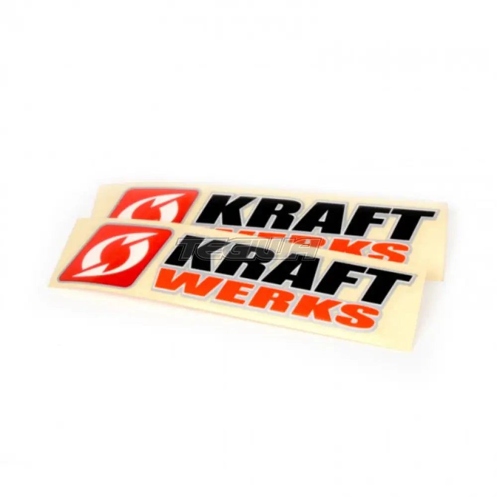 Kraftwerks Die Cut Logo Decals 12" 2 Pack