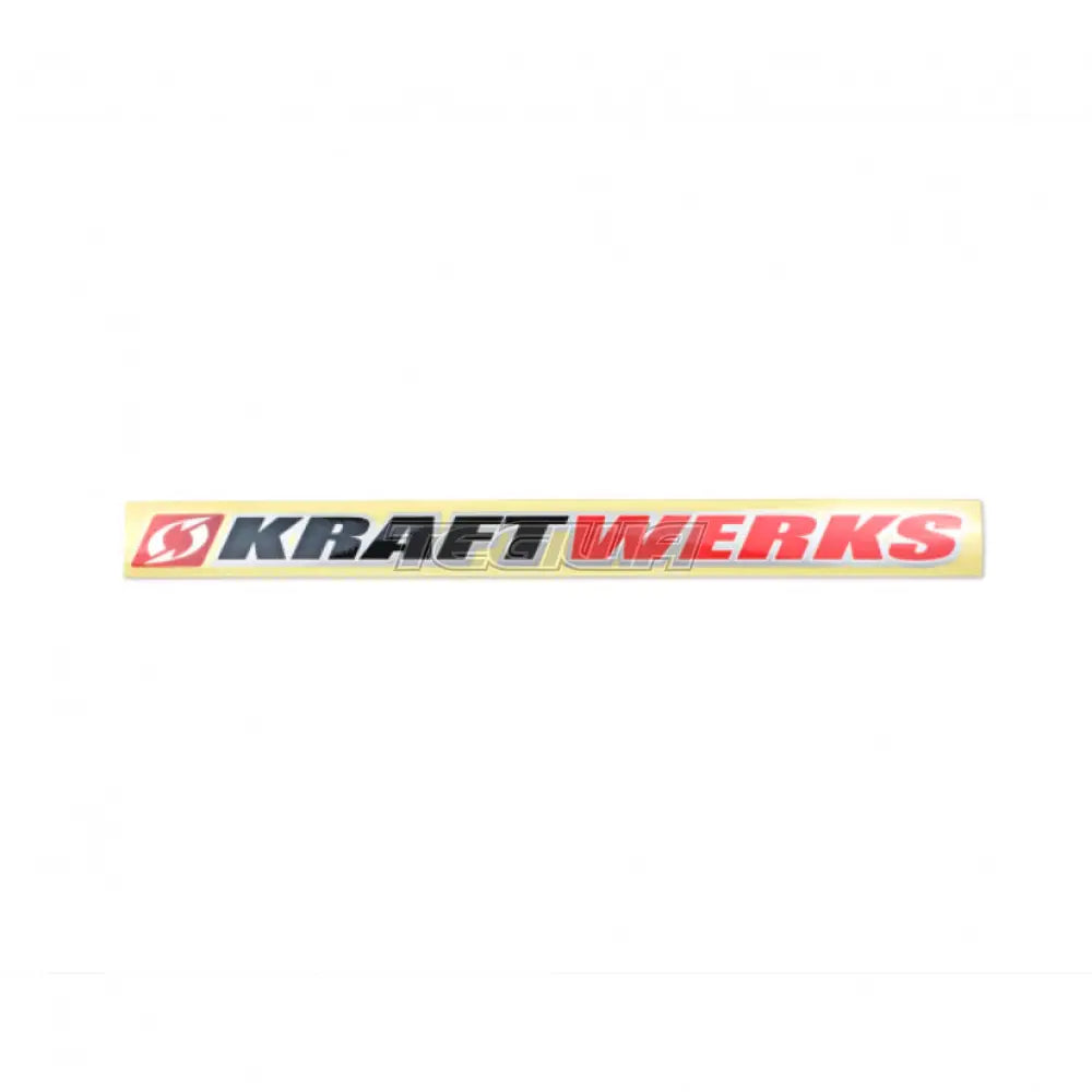 Kraftwerks Die Cut Logo Decals 35"