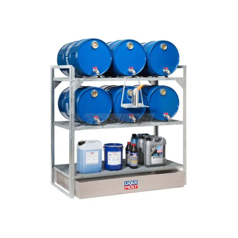 Liqui Moly Drum Rack With Oil Drip Pan 6 X 60 Ltrs