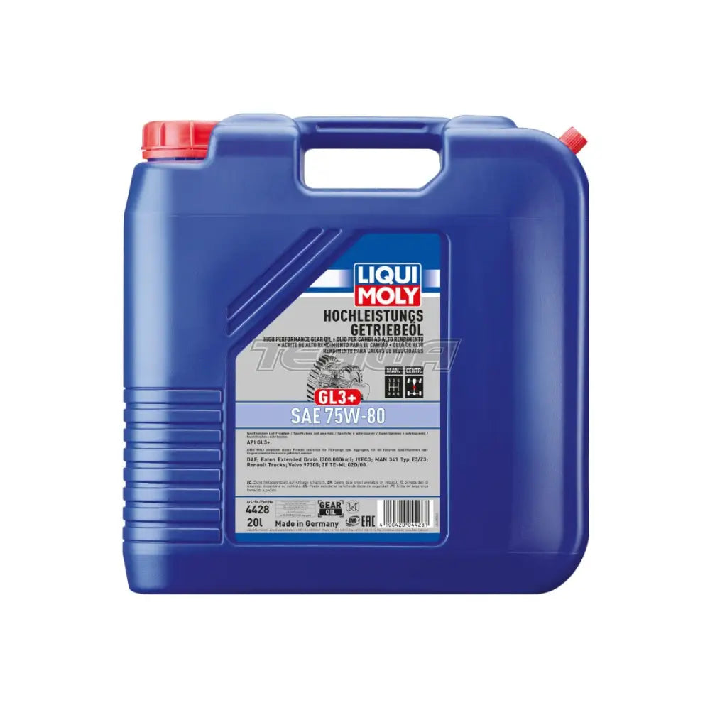 Liqui Moly High Performance Gear Oil Gl3 + Sae 75W-80 20L