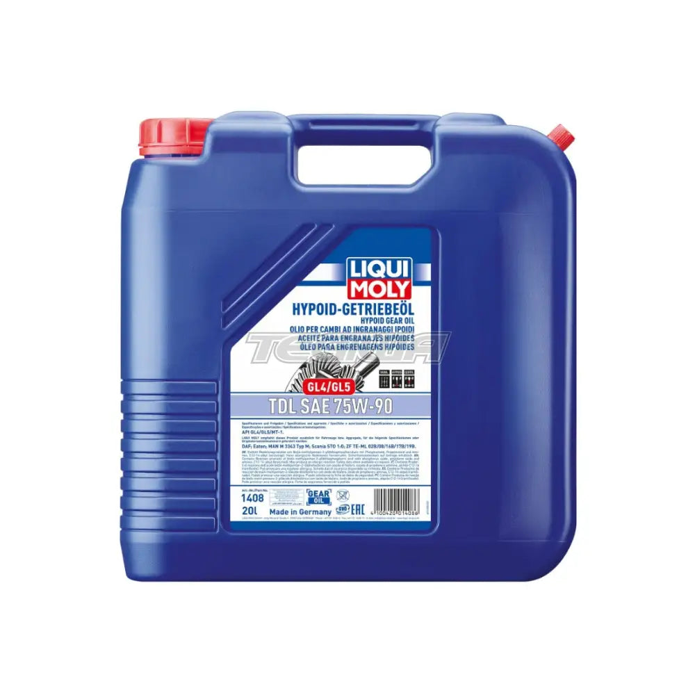 Liqui Moly Hypoid Gear Oil Gl4/5 Tdl Sae 75W-90 20L