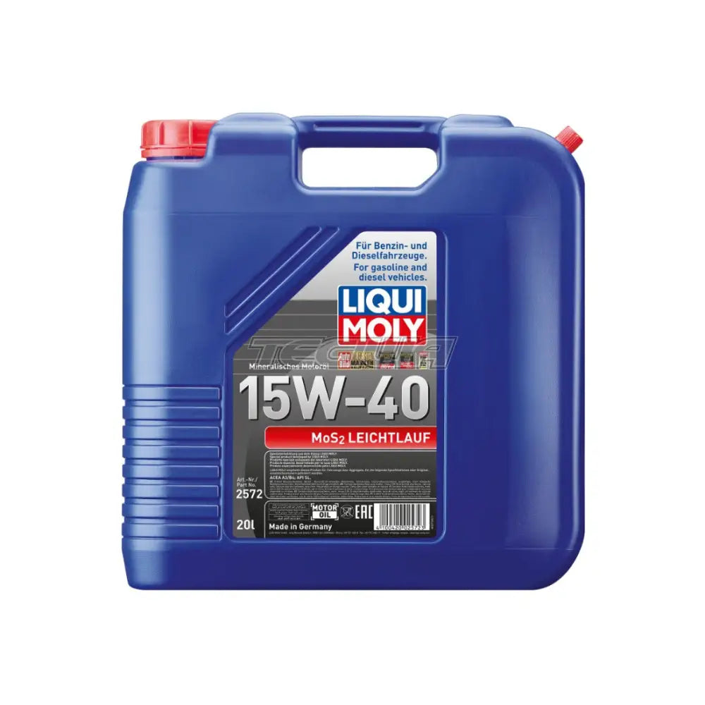 Liqui Moly Mos2 Low-Friction Engine Oil 15W-40 20L