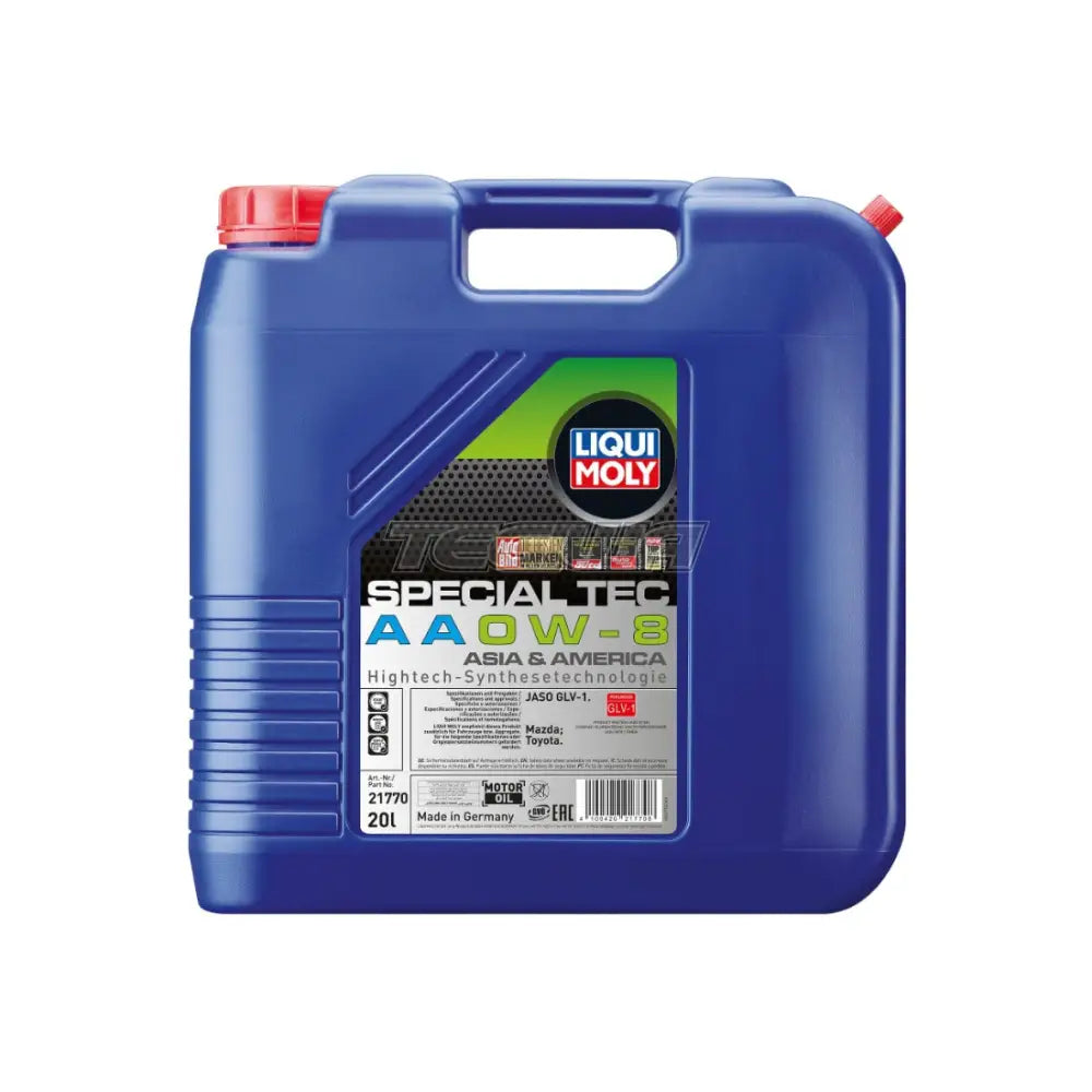 Liqui Moly Special Tec Aa Engine Oil 0W-8 20L