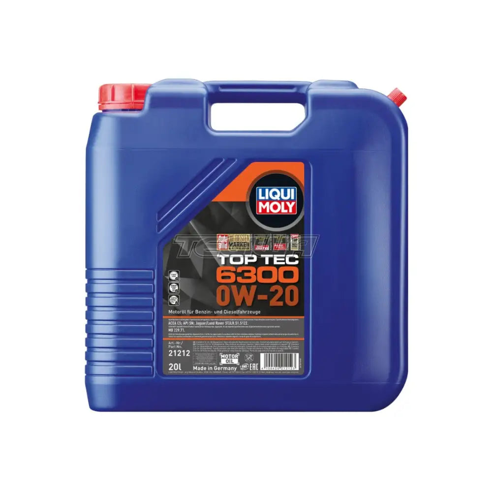 Liqui Moly Top Tec 6300 Engine Oil 0W-20 20L