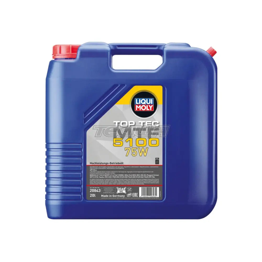 Liqui Moly Top Tec Mtf 5100 75W 20L Gear Oil