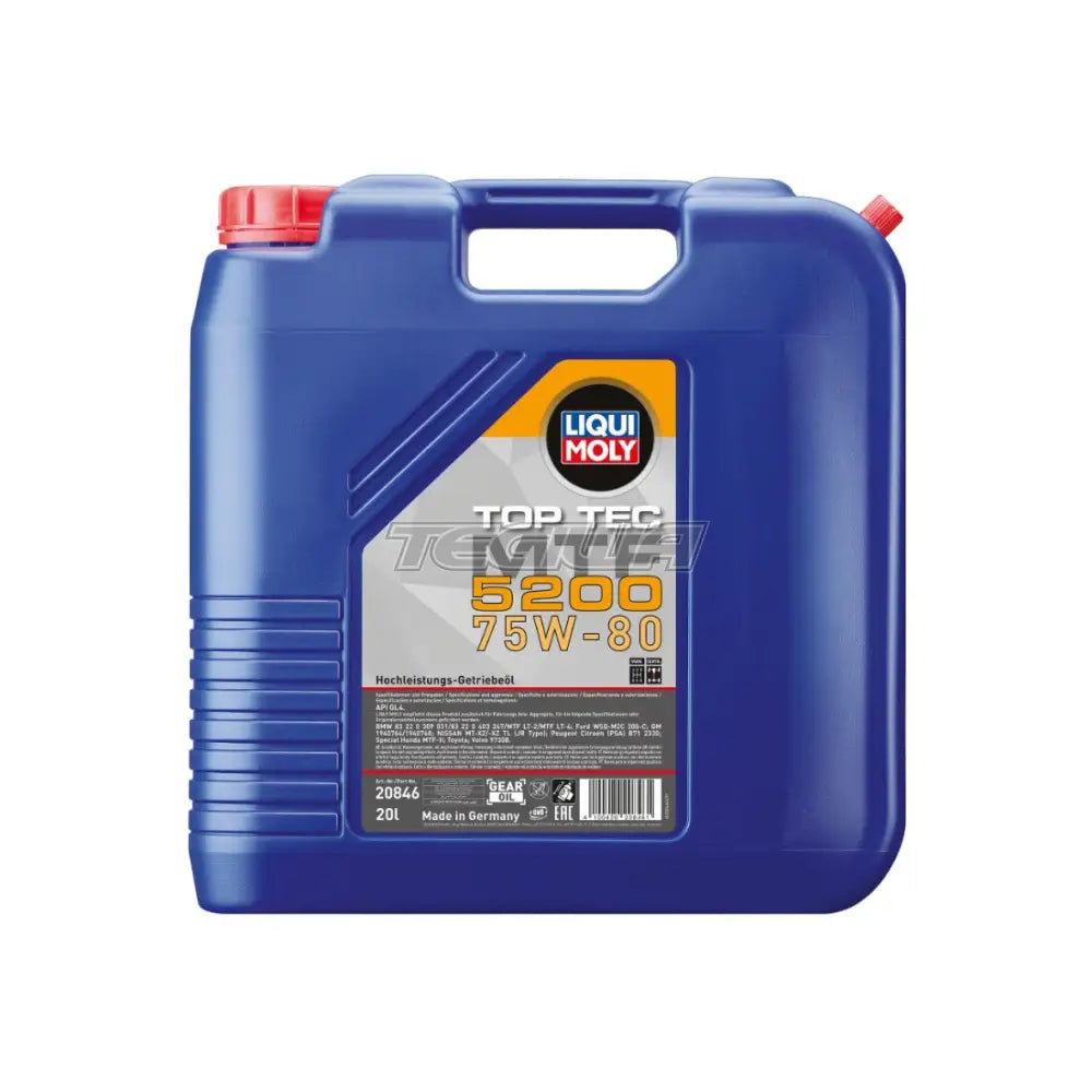 Liqui Moly Top Tec Mtf 5200 75W-80 20L Gear Oil