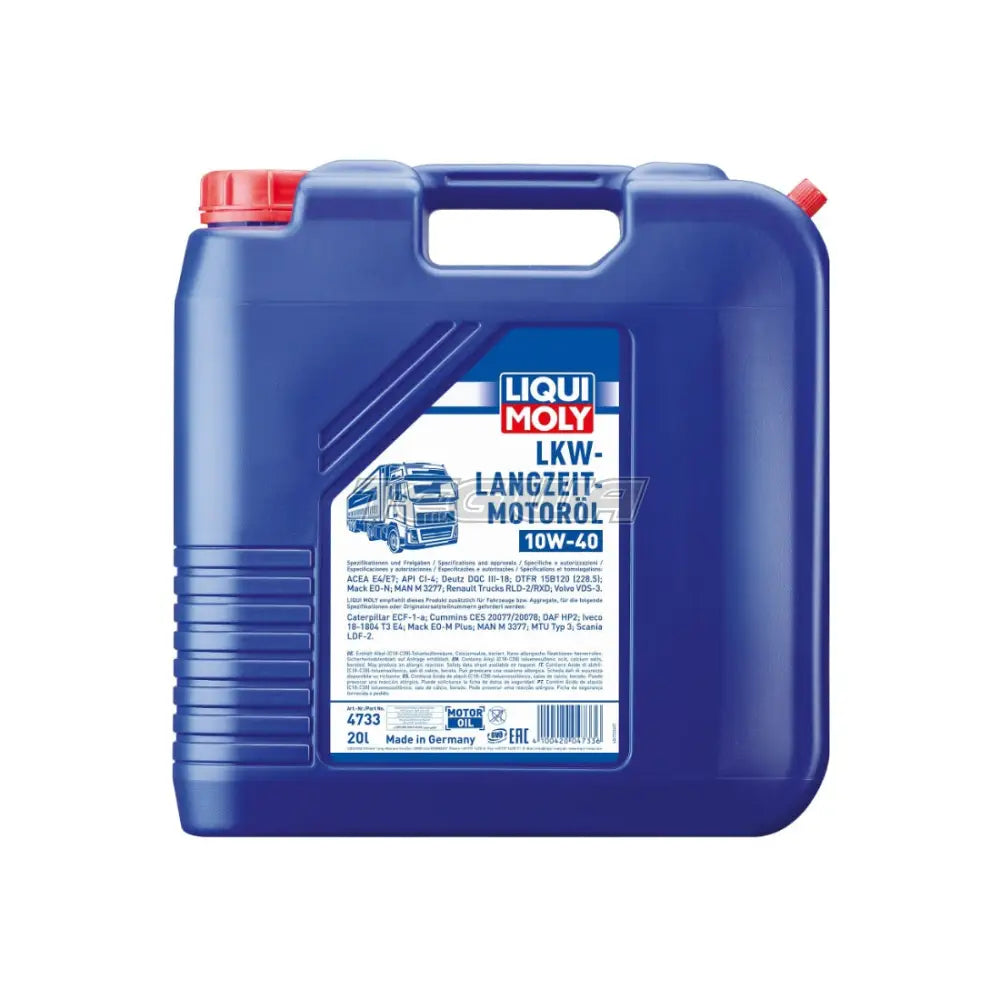 Liqui Moly Truck Long-Life Motor Oil 10W-40 20L