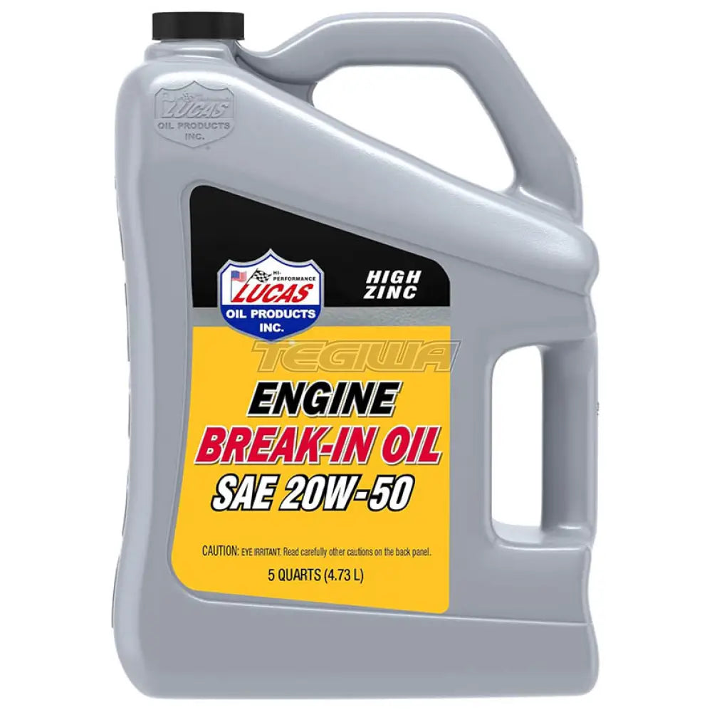 Lucas Oil SAE 20W-50 Break-In Oil