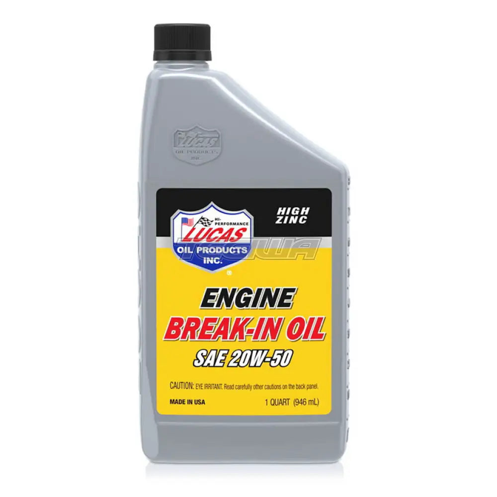 Lucas Oil SAE 20W-50 Break-In Oil