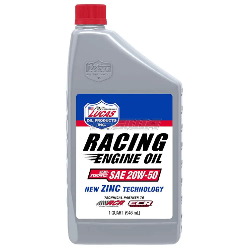 Lucas Oil Semi-Synthetic SAE 20W-50 Racing Motor Oil