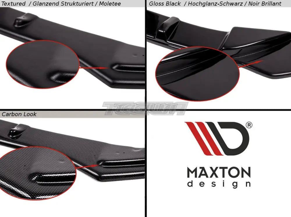 Maxton Design Bonnet Extension Ford Fiesta MK8 Standard ST-Line ST 2017-