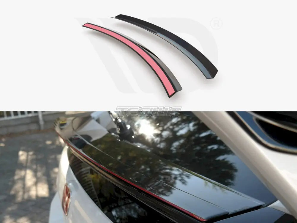 Maxton Design Bottom Spoiler Extension CAP V3 Honda Civic MK10 Type-r 2017-UP