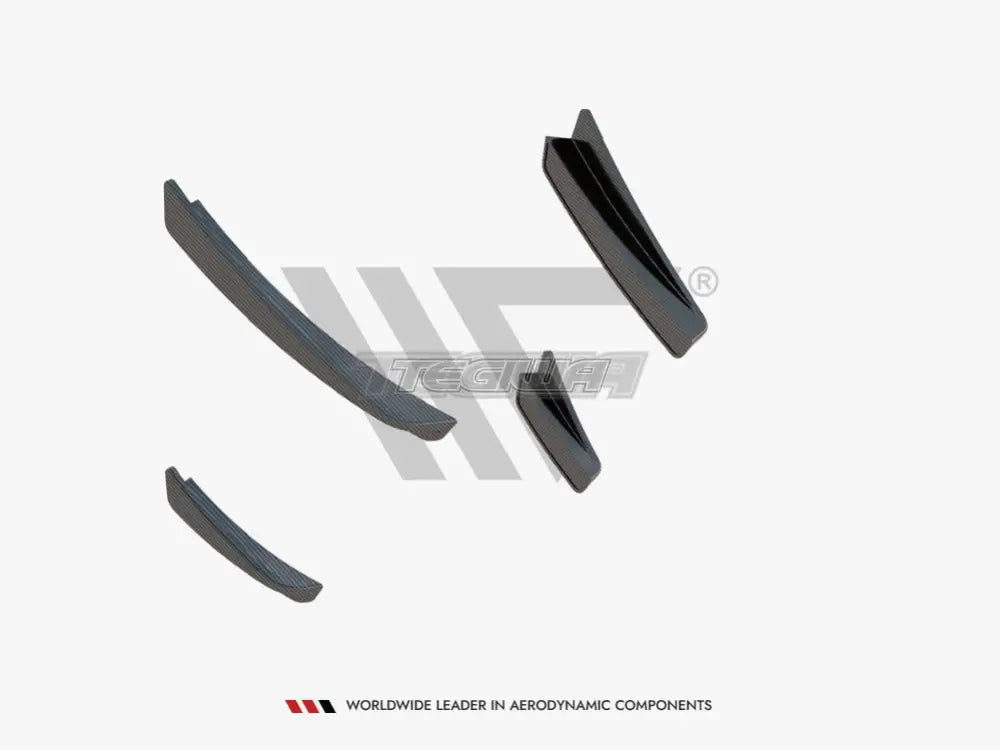 Maxton Design Carbon Fiber Front Bumper Wings Canards BMW 1-Series F40 M-Pack M135i