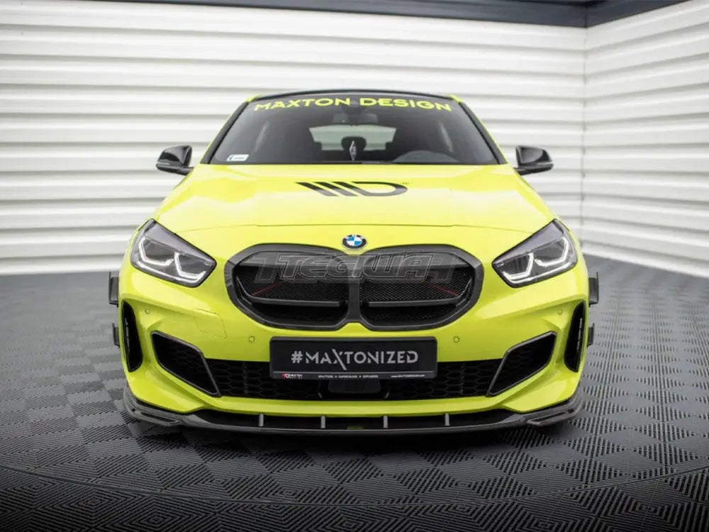 Maxton Design Carbon Fiber Front Bumper Wings Canards BMW 1-Series F40 M-Pack M135i