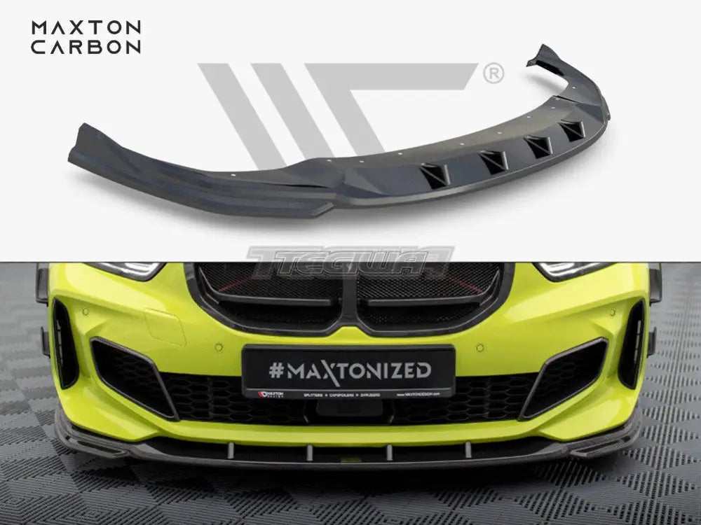 Maxton Design Carbon Fiber Front Splitter BMW 1-Series F40 M-Pack M135i