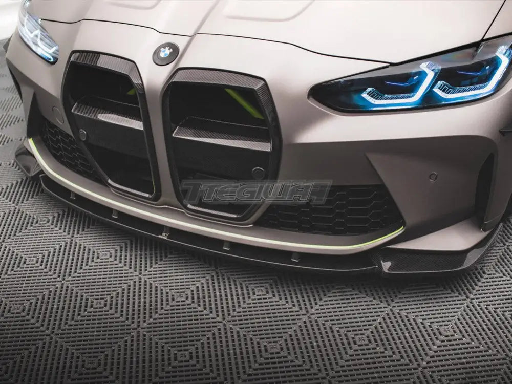 Maxton Design Carbon Fiber Front Splitter V.1 BMW M3 G80