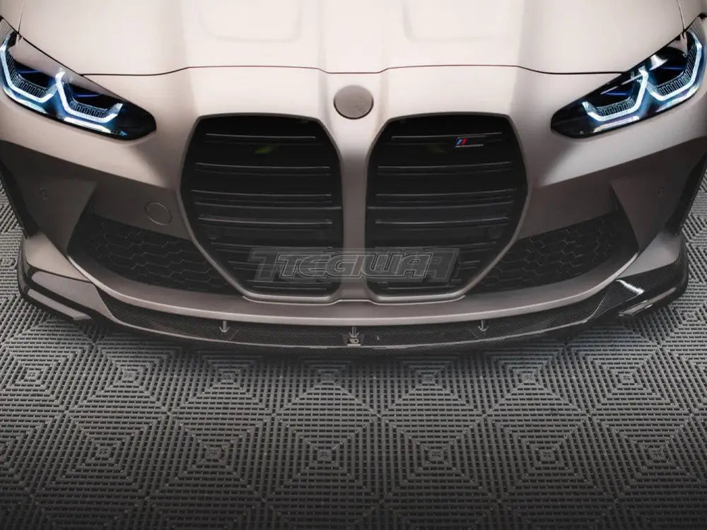 Maxton Design Carbon Fiber Front Splitter V.2 BMW M3 G80