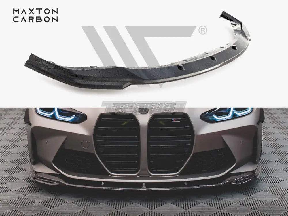 Maxton Design Carbon Fiber Front Splitter V.2 BMW M3 G80