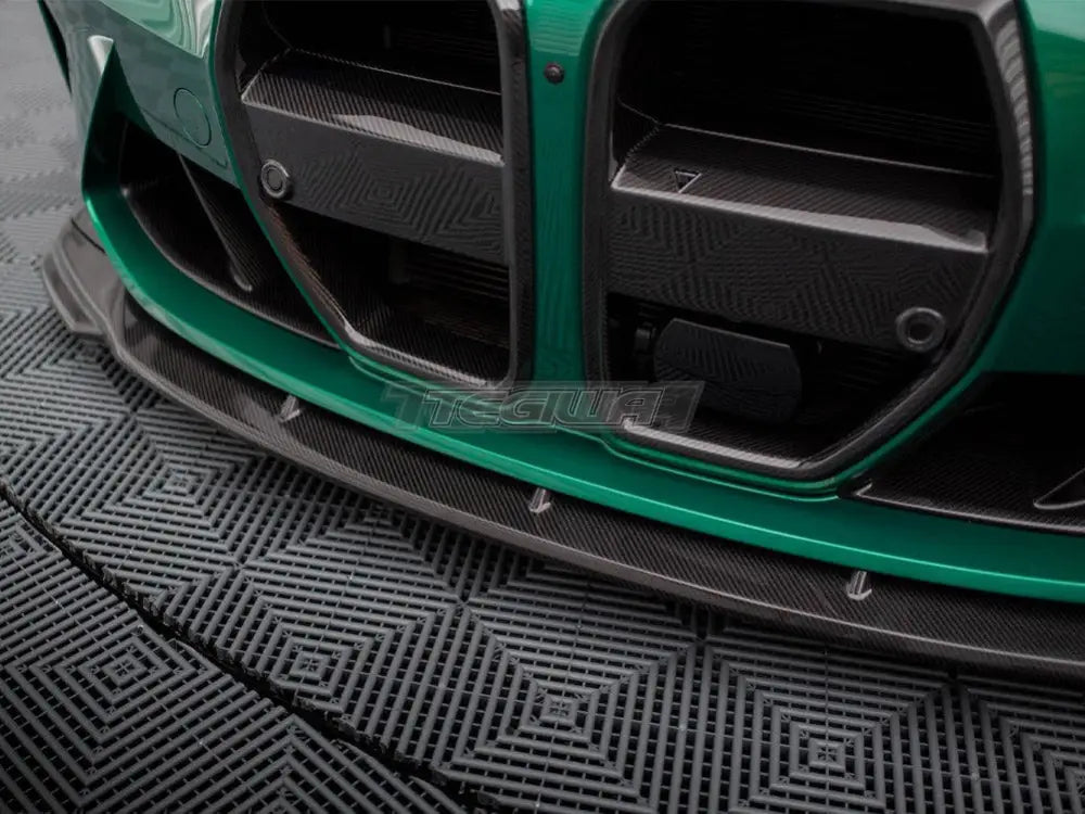 Maxton Design Carbon Fiber Front Splitter V.2 BMW M3 G80