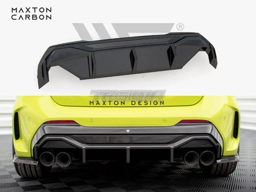 Maxton Design Carbon Fiber Rear Diffuser V.1 BMW 1-Series F40 M-Pack M135i