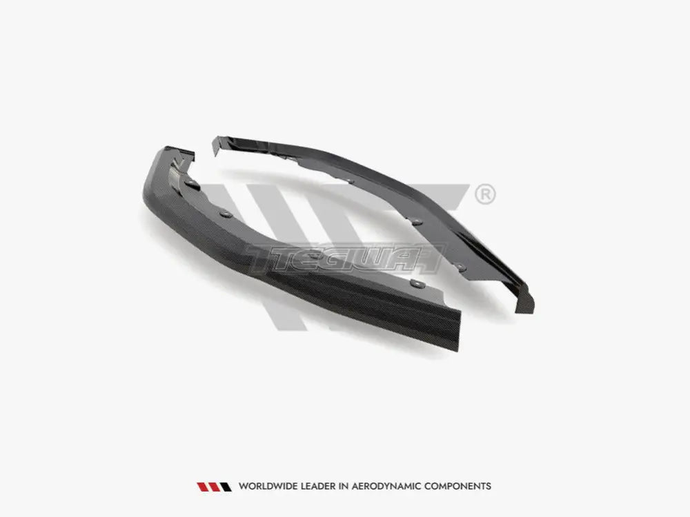 Maxton Design Carbon Fiber Rear Side Splitters BMW M3 G80