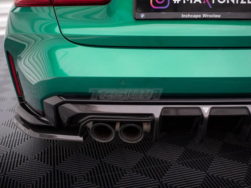 Maxton Design Carbon Fiber Rear Side Splitters BMW M3 G80