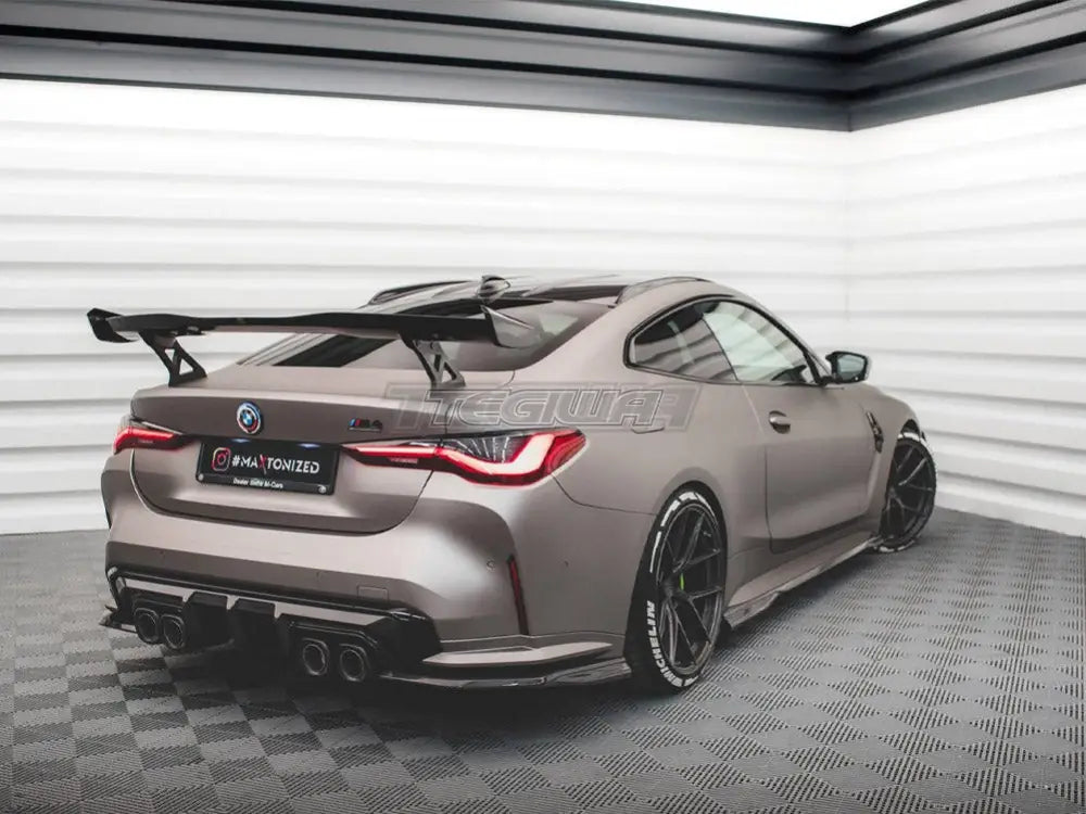 Maxton Design Carbon Fiber Rear Side Splitters BMW M4 G82