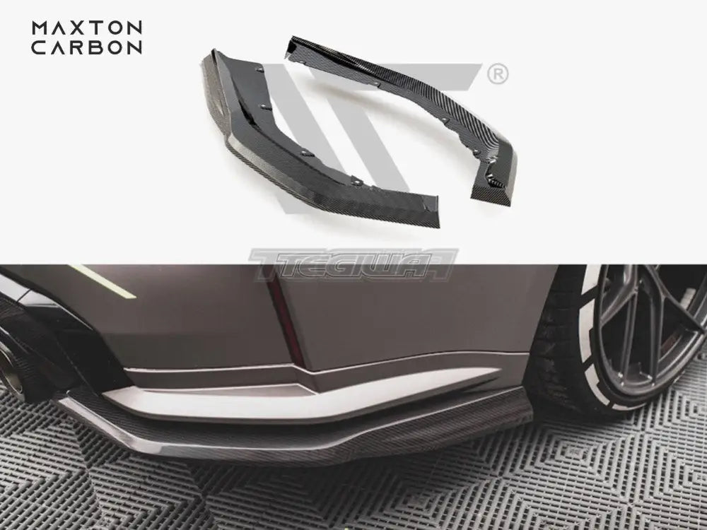 Maxton Design Carbon Fiber Rear Side Splitters BMW M4 G82