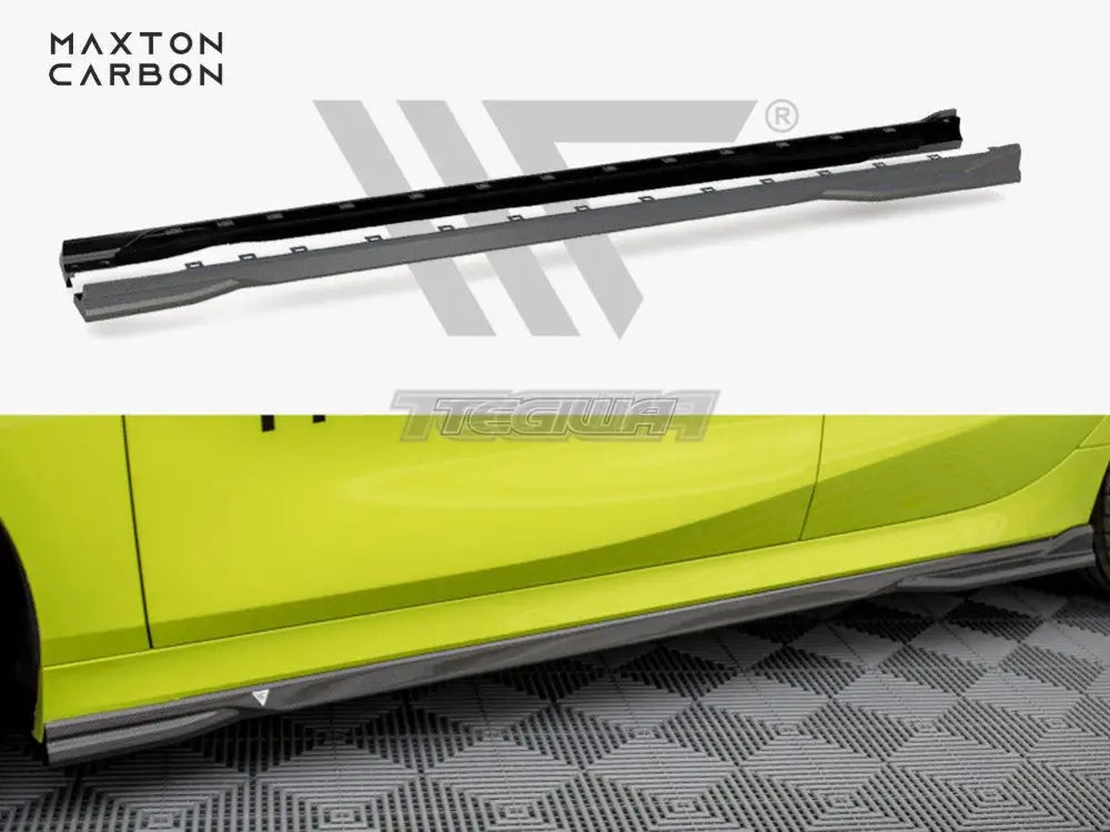 Maxton Design Carbon Fiber Side Skirts BMW 1-Series F40 M-Pack M135i