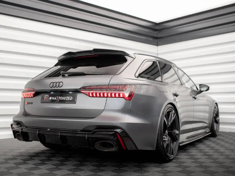 Maxton Design Carbon Fiber Tailgate Spoiler Audi RS6 C8