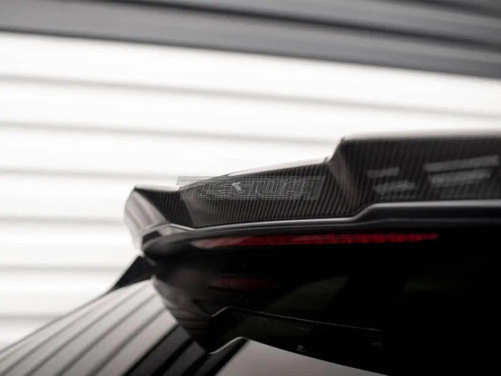 Maxton Design Carbon Fiber Tailgate Spoiler Audi RS6 C8