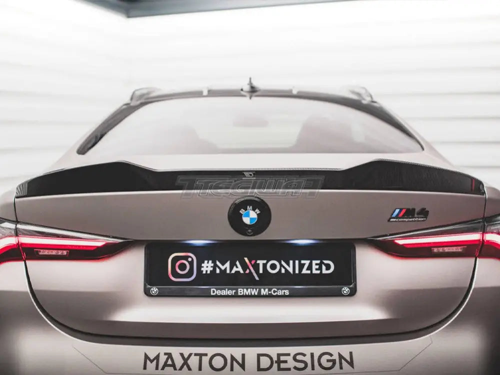 Maxton Design Carbon Fiber Tailgate Spoiler BMW M4 G82