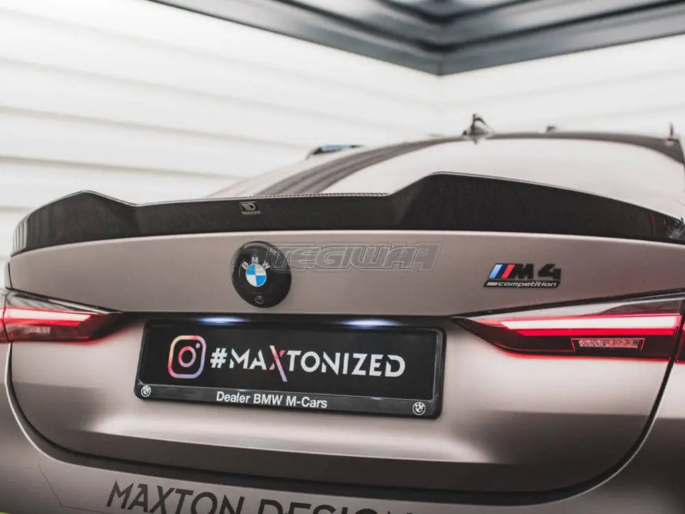 Maxton Design Carbon Fiber Tailgate Spoiler BMW M4 G82