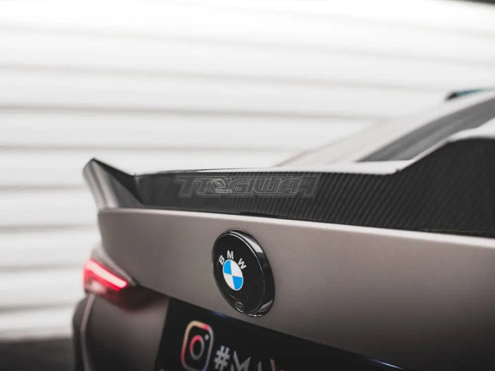 Maxton Design Carbon Fiber Tailgate Spoiler BMW M4 G82